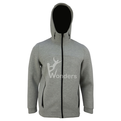 Lightweight Full Zip Pullover Hoodies Sweatshirts Cotton Marine Sports Jacket