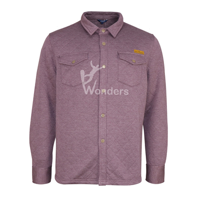 Μεγάλο μανίκια ανδρών 100% Τεριλένιο πουκάμισο αναπνευστικό προσαρμοσμένο